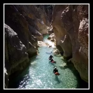 Canyon en Espagne en Sierra de Guara